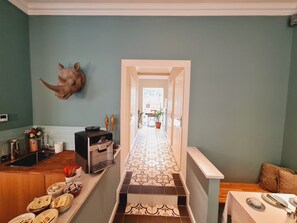 Daily buffet breakfast (EUR 14 per person)