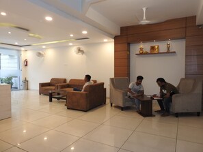 Sala de estar en el lobby