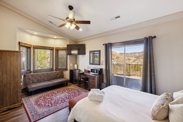 Suite, 1 habitación | Sábanas de algodón egipcio, ropa de cama de alta calidad y edredón 