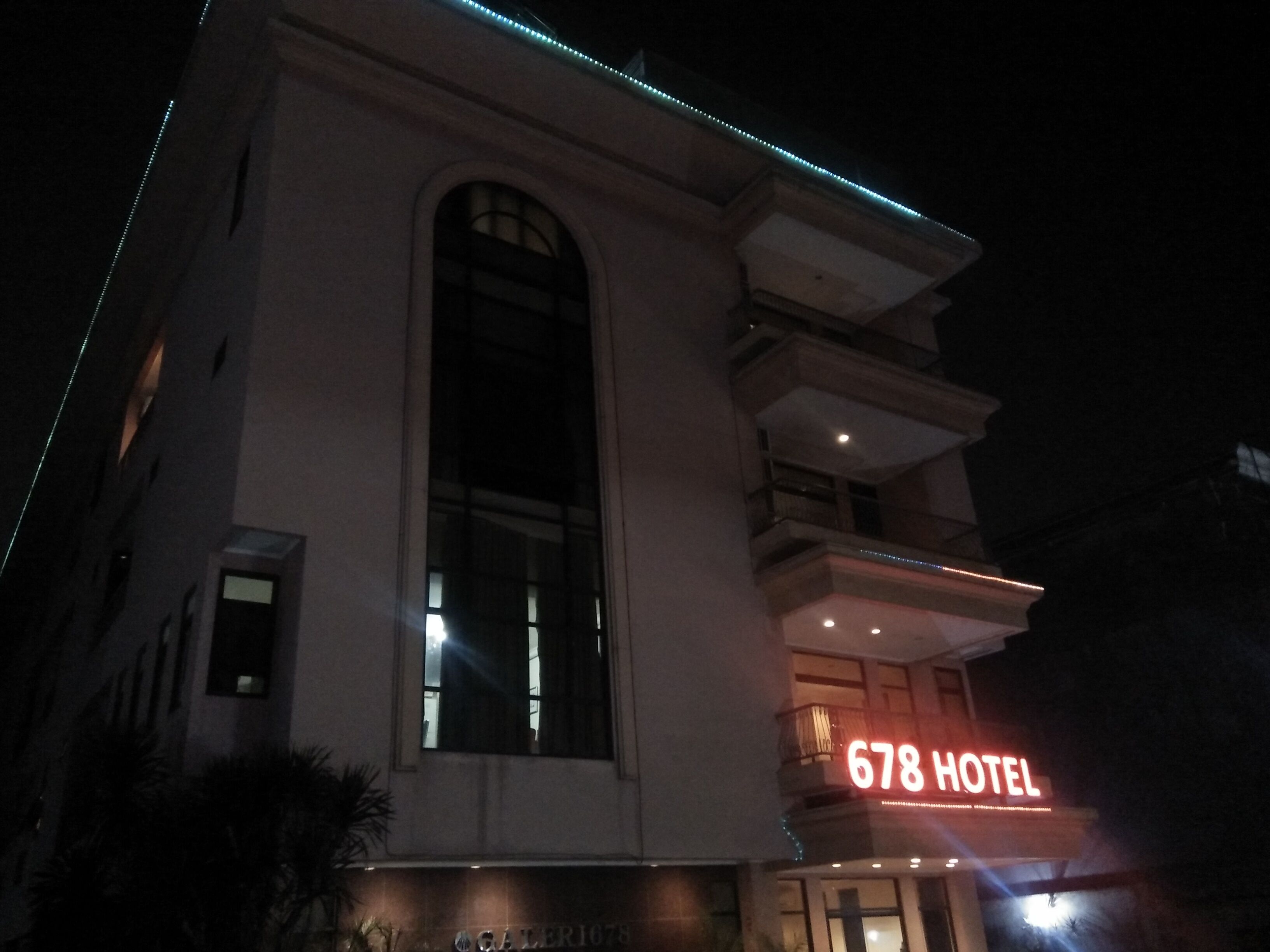 Front of property – evening/night