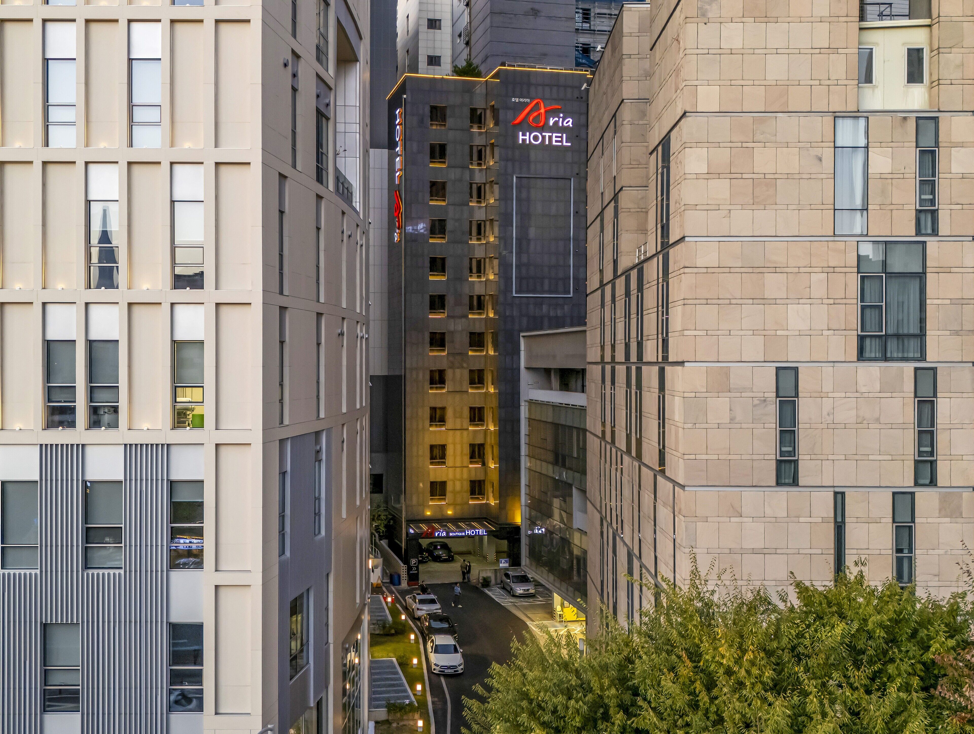 Façade de l’hébergement