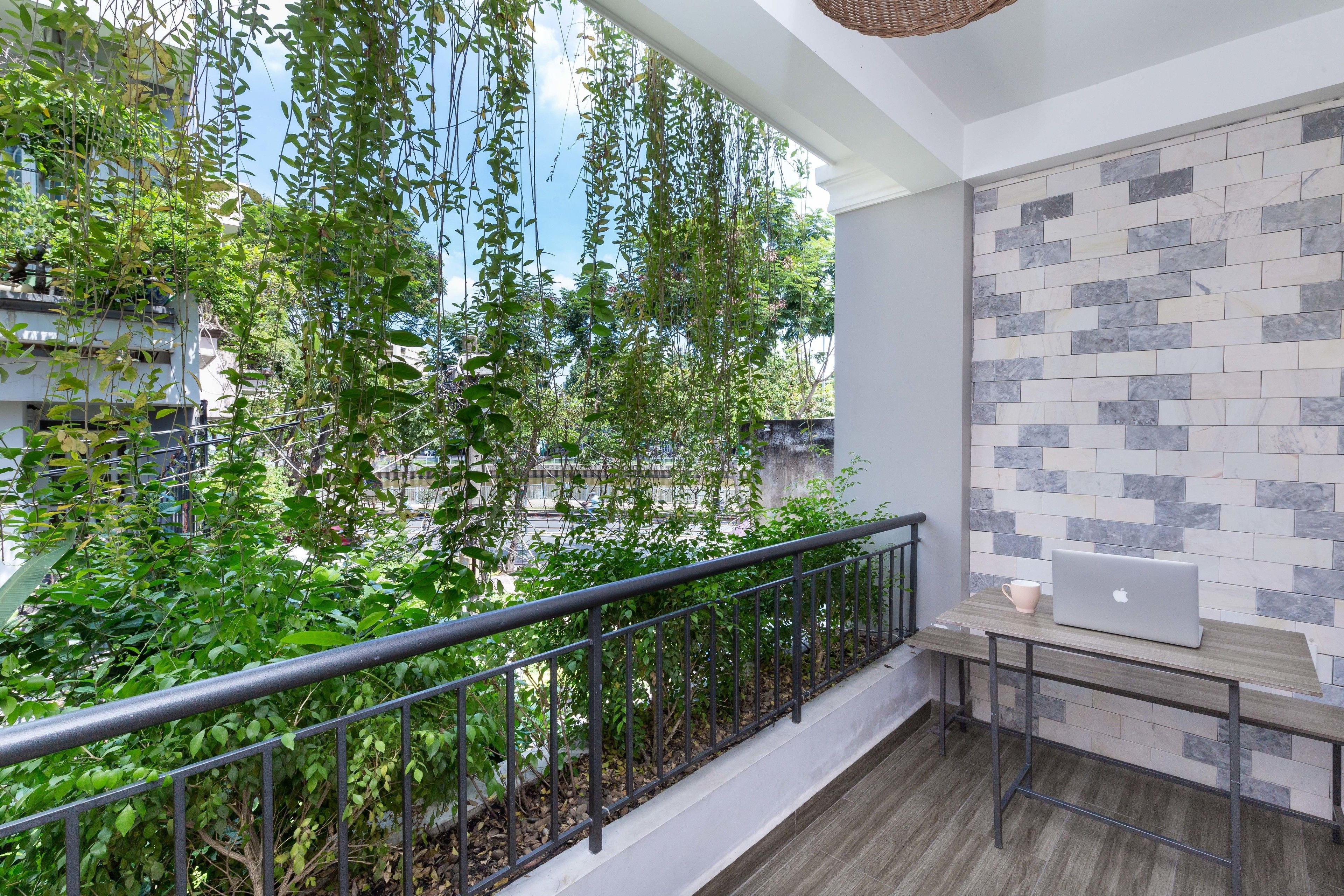 Klassieke studio | Balkon