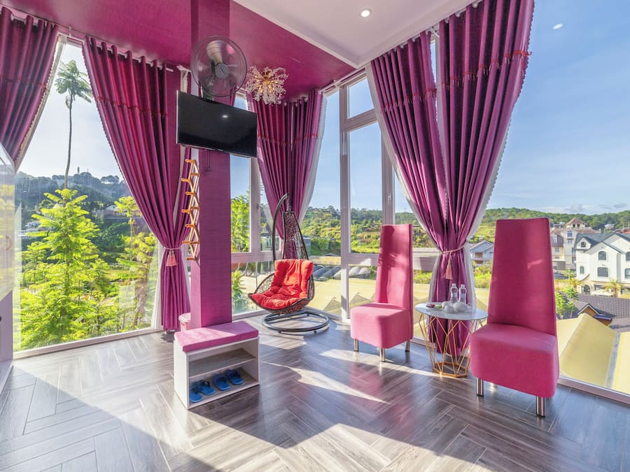 Panorama tweepersoonskamer, 1 kingsize bed, uitzicht op tuin | Luxe beddengoed, een minibar, individueel gedecoreerd