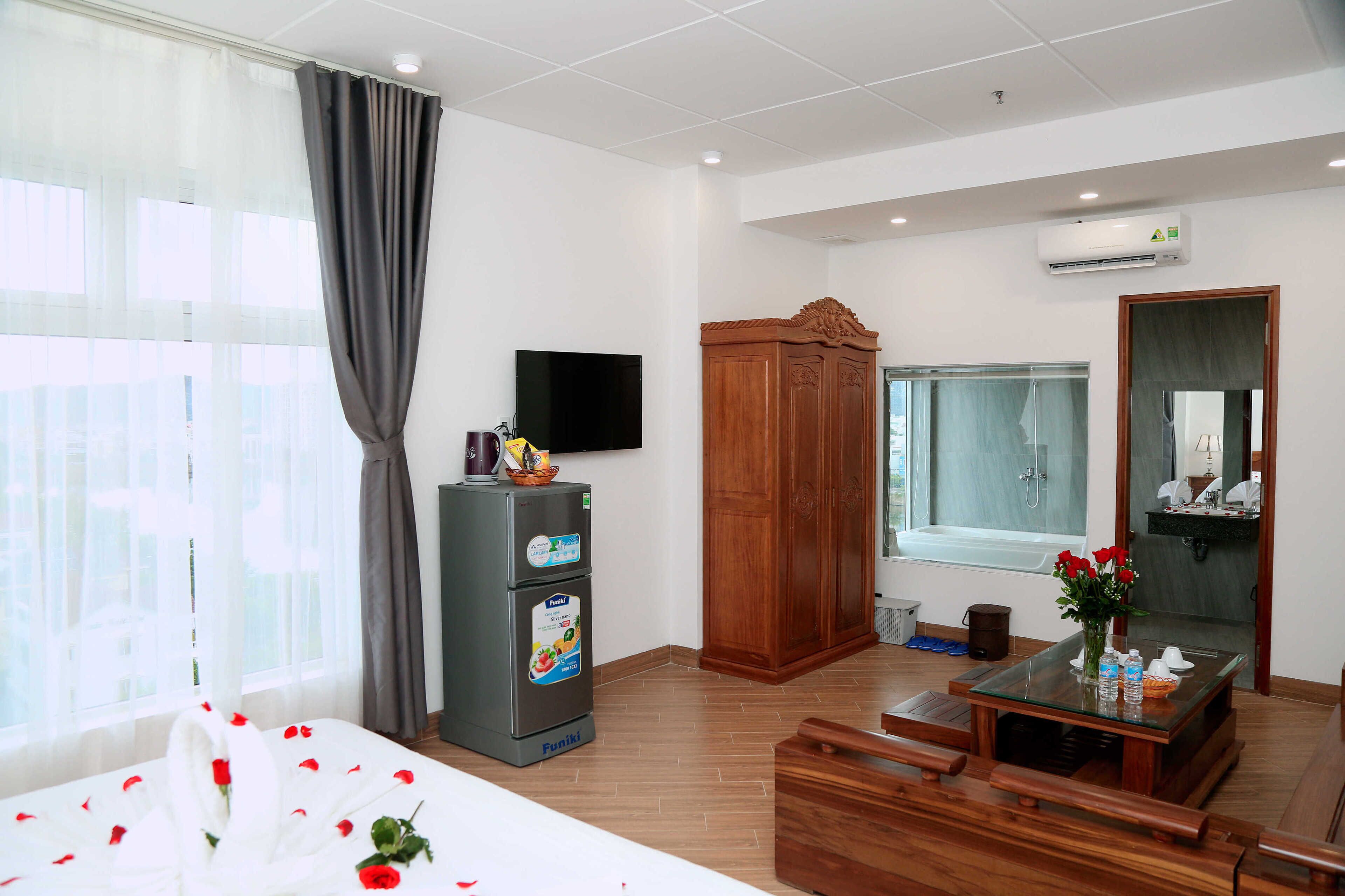 Premium Double Room, Sauna | Minibar, desk, laptop workspace, blackout curtains