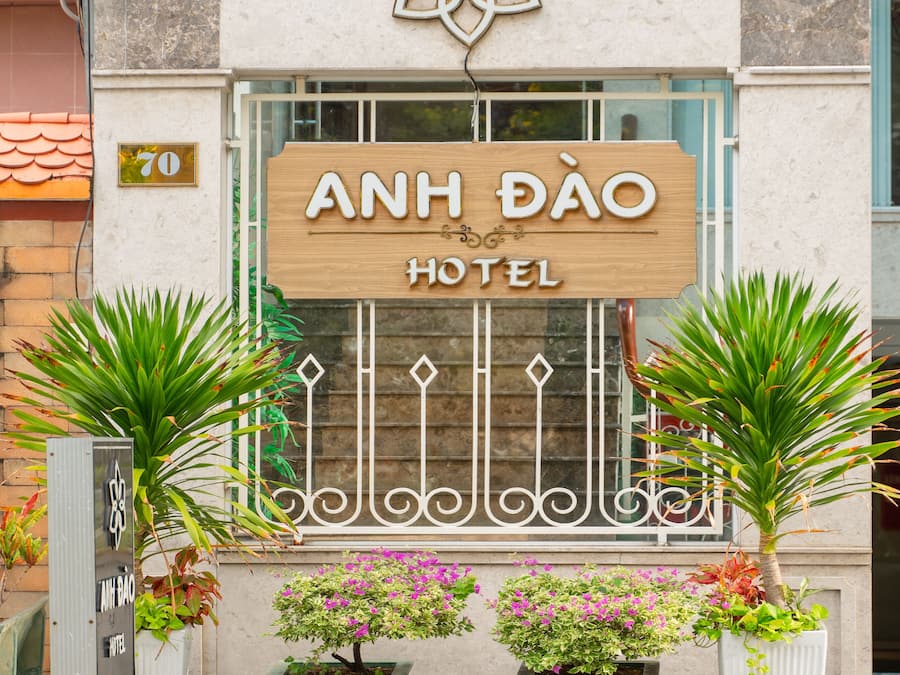 Voorkant van accommodatie