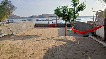 Vista a la playa o el mar