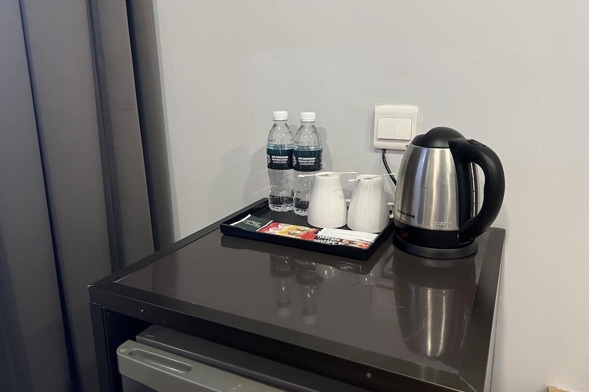 desk, laptop workspace, blackout curtains, soundproofing