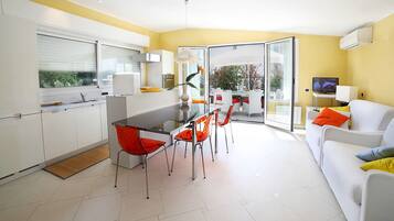 Suite Studio Panoramique | Coin séjour