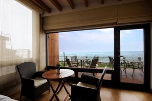 Vierbettzimmer, Meerblick | Blick vom Balkon