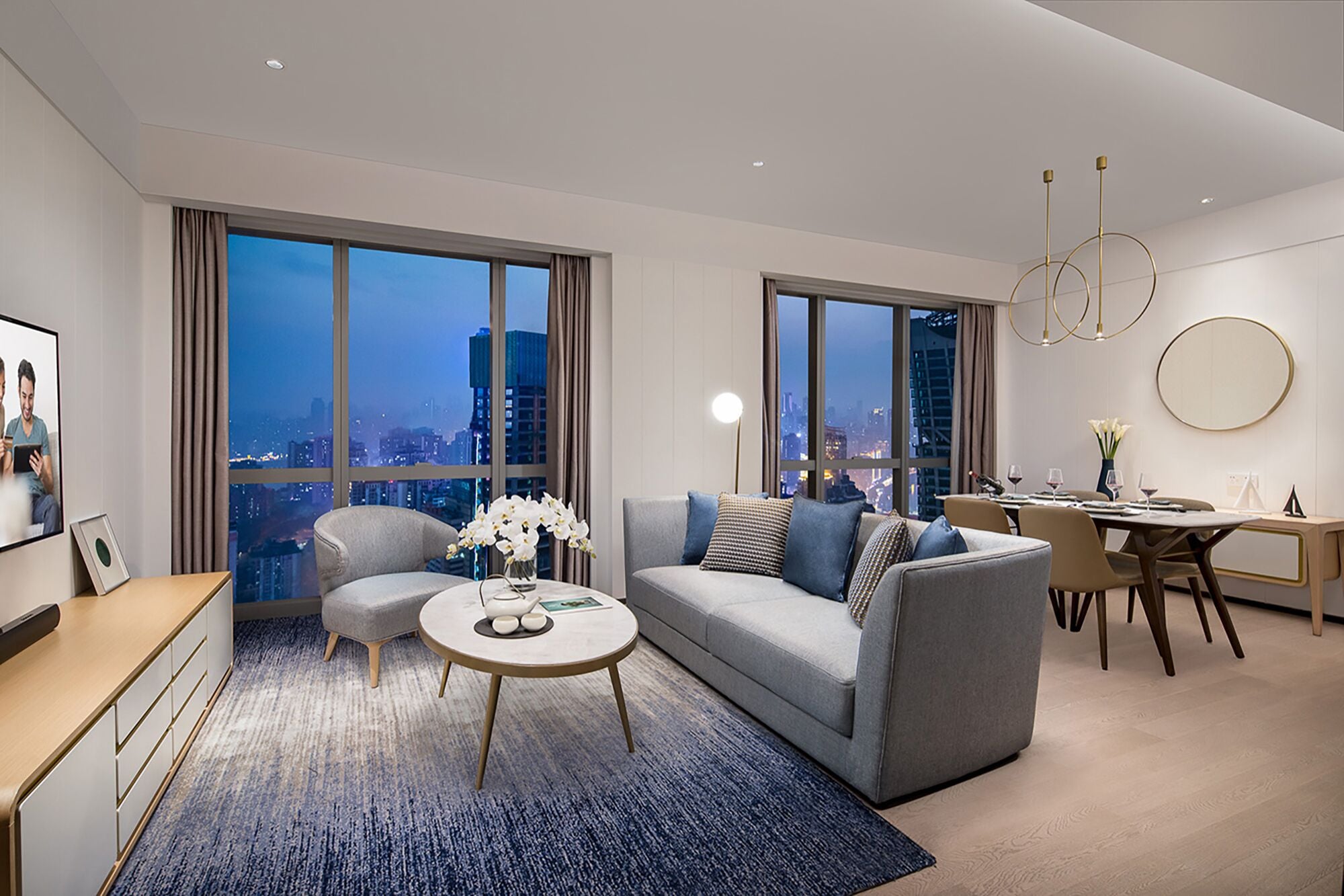 Executive Room, 2 Bedrooms | Living area