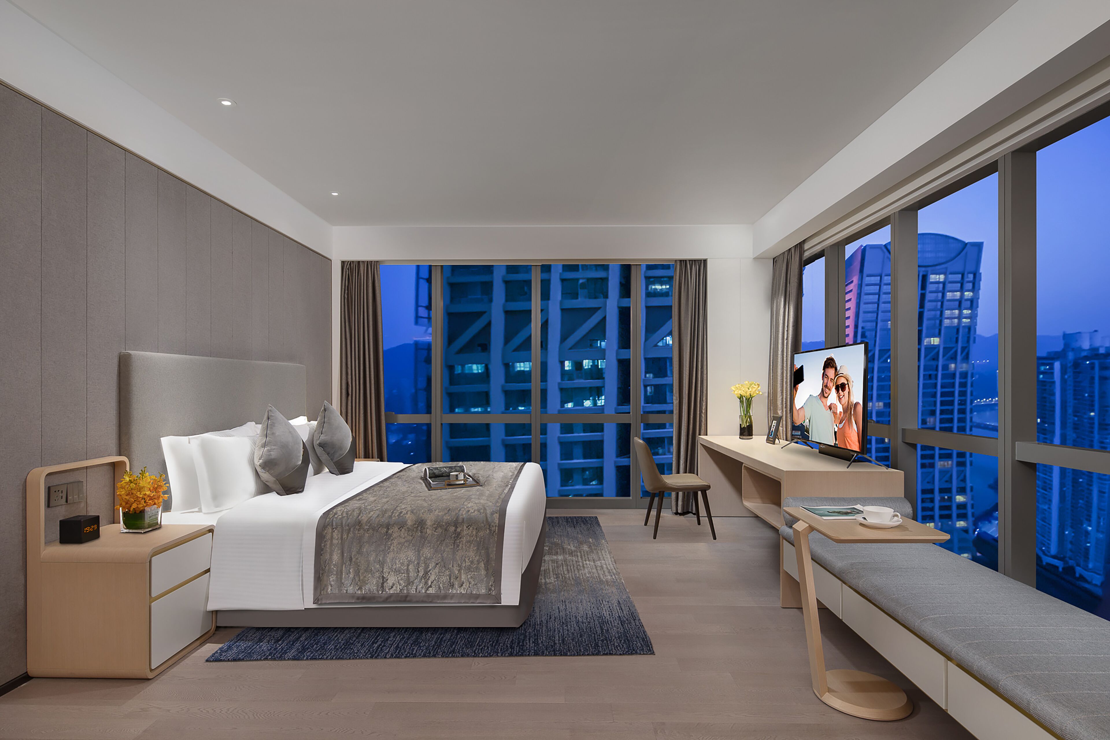 Executive Room, 2 Bedrooms | Premium bedding, down comforters, memory foam beds, in-room safe