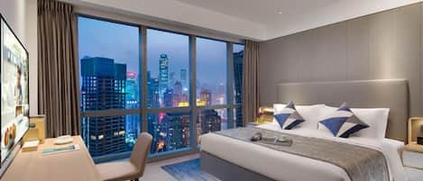 Executive-Zimmer, 1 Schlafzimmer | 1 Schlafzimmer, hochwertige Bettwaren, Daunenbettdecken