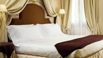 Ropa de cama hipoalergénica y minibar