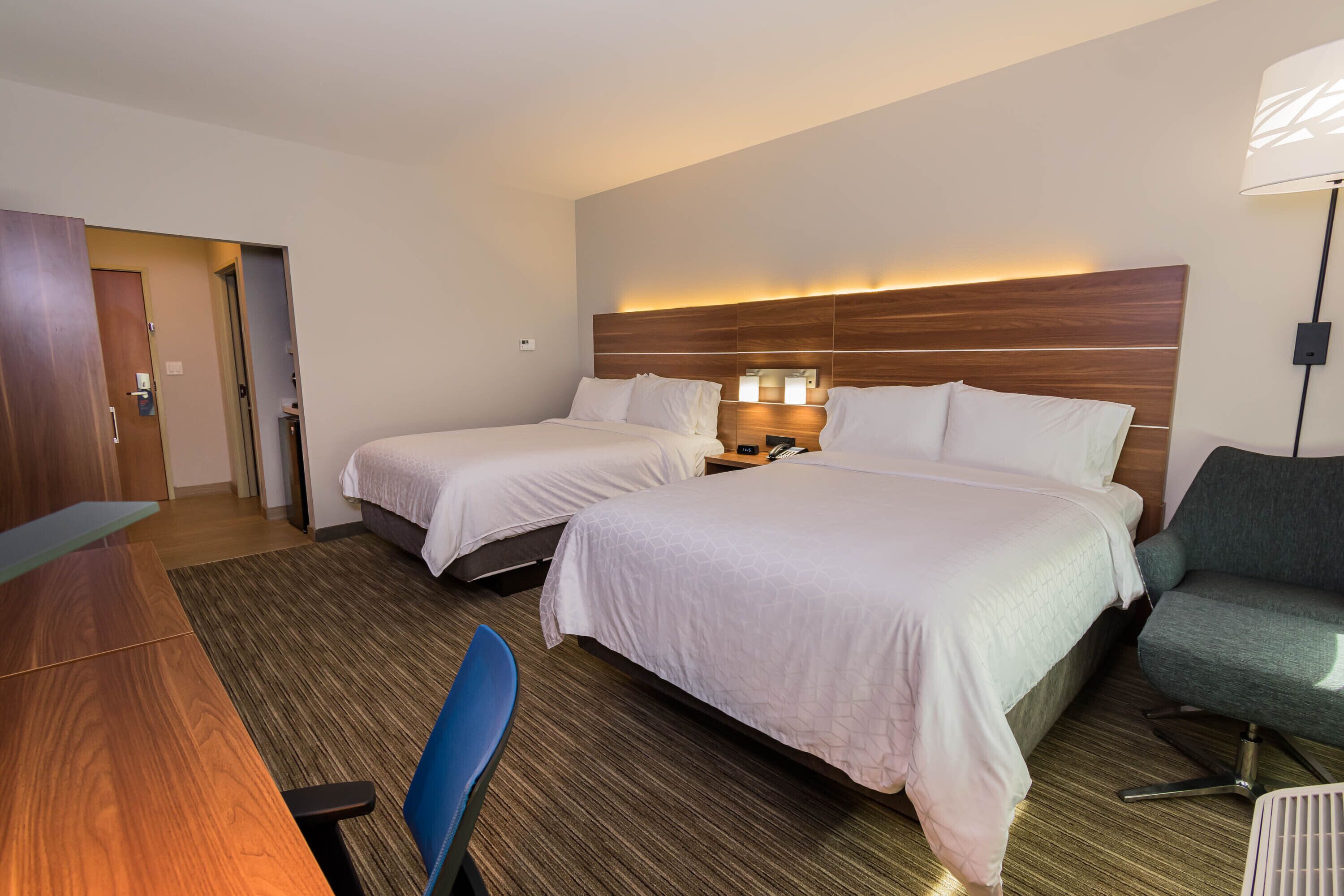 standard room, 2 queen beds | 1 bedroom, blackout curtains, free wifi, bed sheets