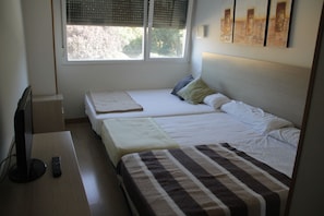 Wifi gratis y ropa de cama