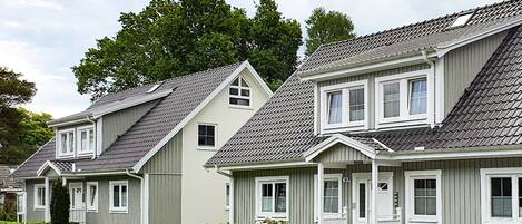 Fassade der Unterkunft