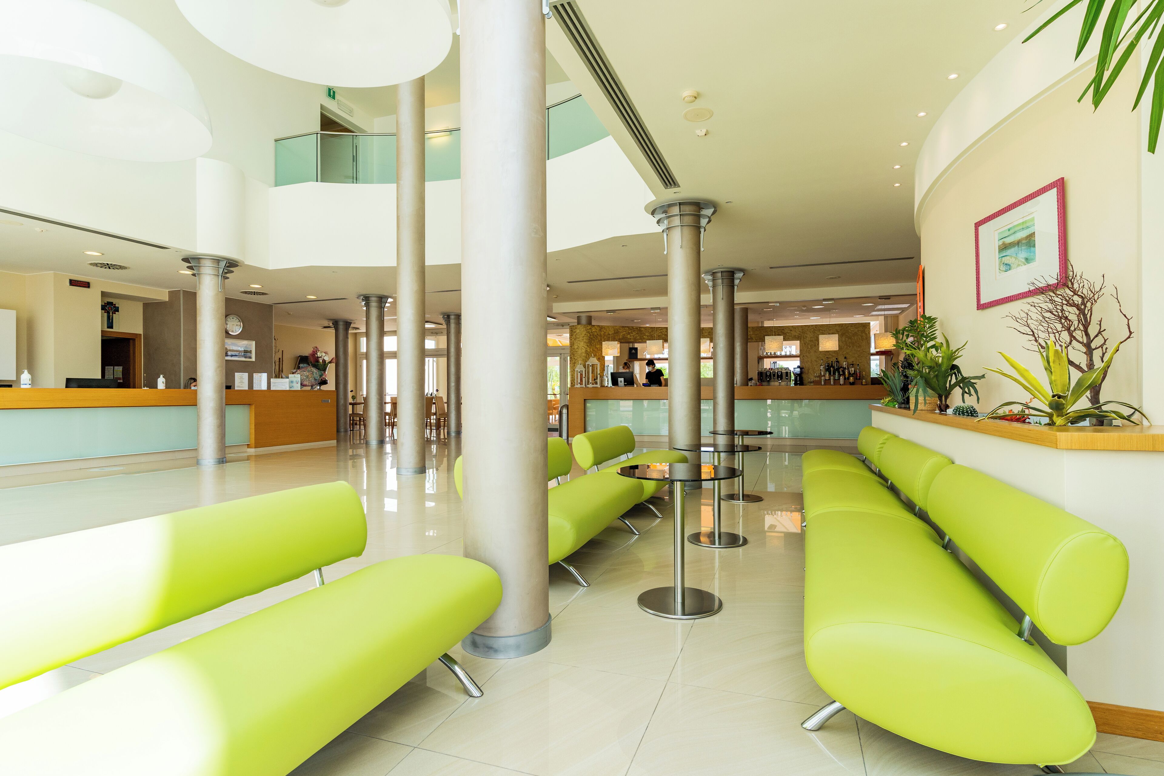 Sala de estar en el lobby