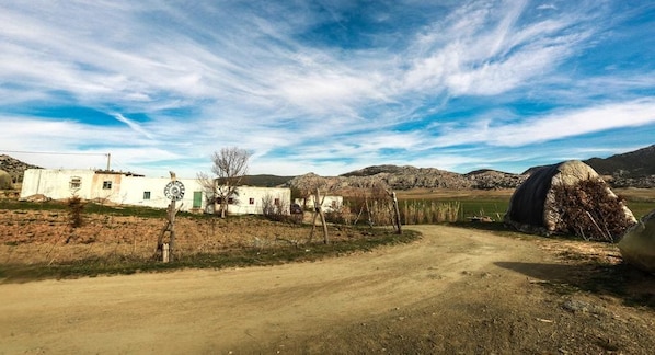 Fachada de la propiedad