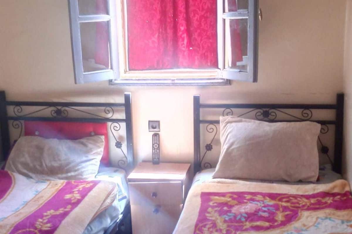 Chambre Double ou avec lits jumeaux | Draps fournis