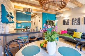 Apartment, 1 Bedroom, Sea View (Room 3, Second Floor) | In-room dining - Casa Amando Eco Boutique House (Rovinj)