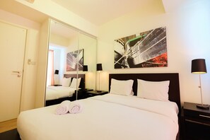 อพาร์ทเมนท์, 2 ห้องนอน | 2 ห้องนอน, โต๊ะทำงาน, Wi-Fi ฟรี, ผ้าปูที่นอน