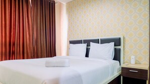 Apartemen, 2 kamar tidur | 2 kamar tidur, Wi-Fi gratis, dan seprai linen
