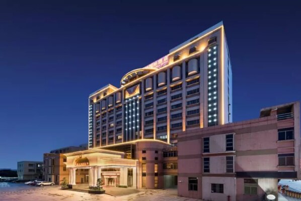 Front of property – evening/night