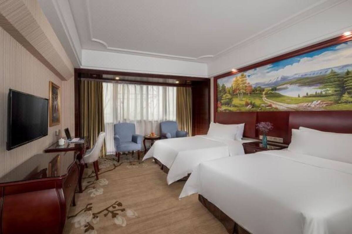 Desk, blackout curtains, iron/ironing board, free WiFi