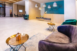 Sitteområde i lobbyen