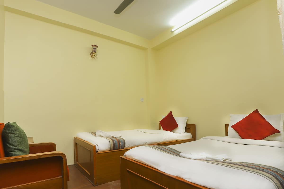 Kamar Double atau Twin Ekonomi | Seprai premium, setrika/meja setrika, Wi-Fi gratis, dan seprai linen