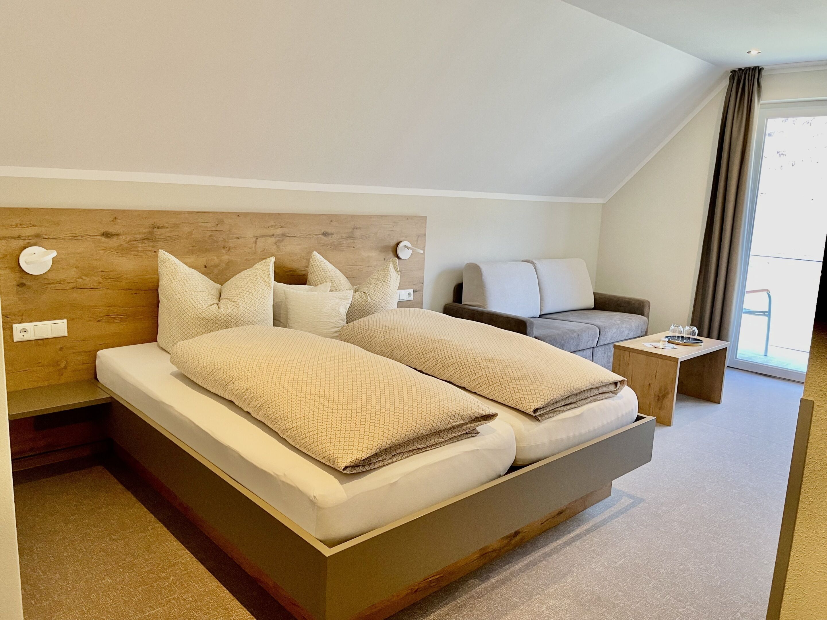 Chambre Double Confort (Mosel view) | Rideaux occultants, chambres insonorisées, lits bébé (gratuits)