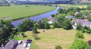 Aerial view - River Wye Bunkhouse (Hereford)