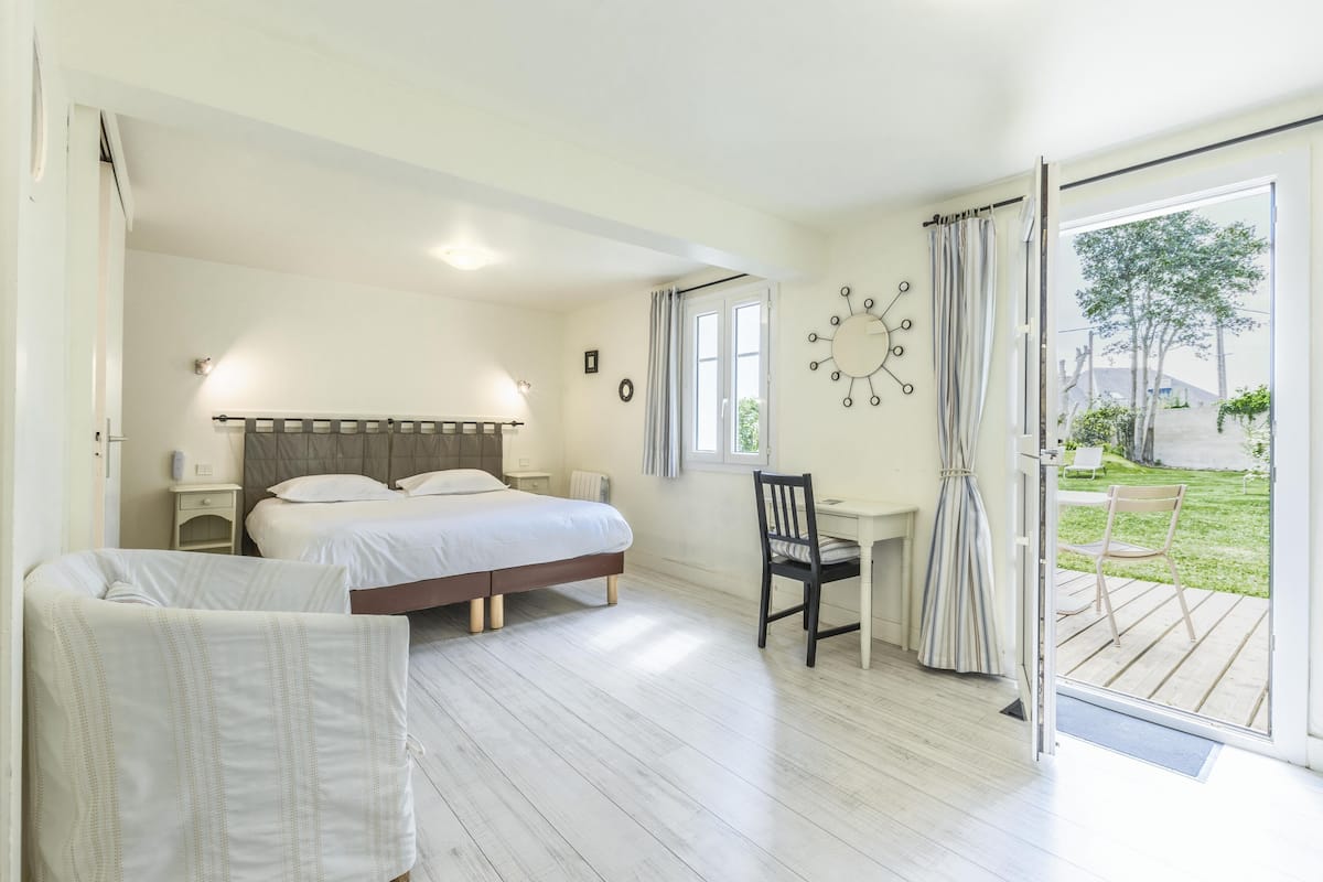 Superior tweepersoonskamer, terras (Evasion) | Luxe beddengoed, gratis wifi, beddengoed