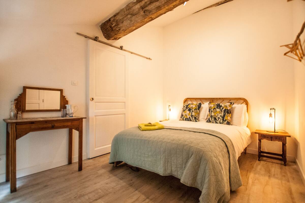 Double Room, Garden View | Premium bedding, memory foam beds, desk, laptop workspace