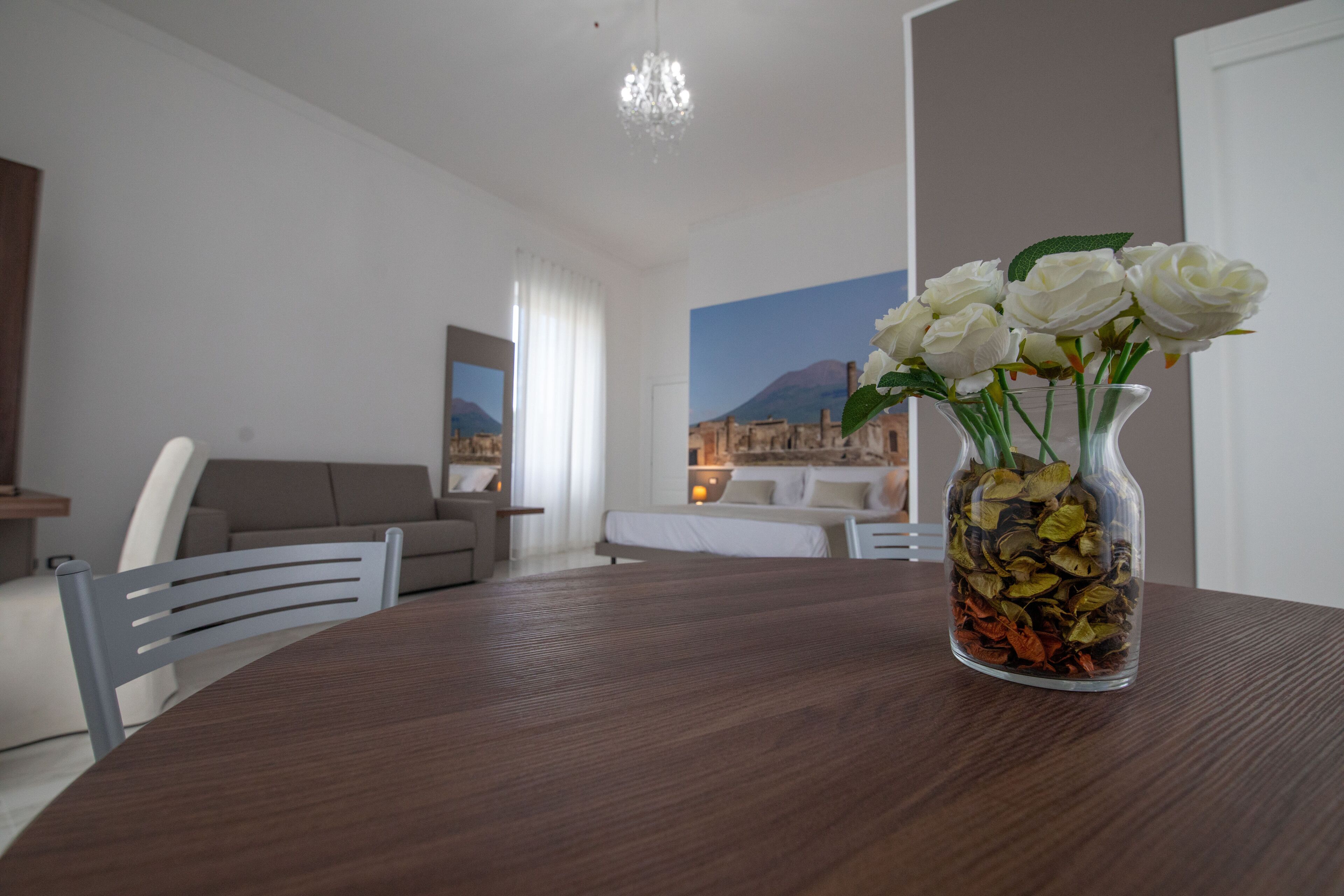 Quadruple Room (Pompei) | Premium bedding, memory foam beds, minibar, in-room safe
