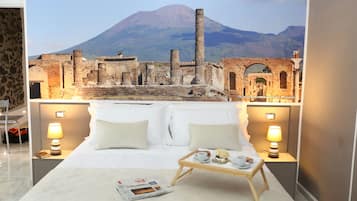 Premium bedding, memory-foam beds, minibar, in-room safe