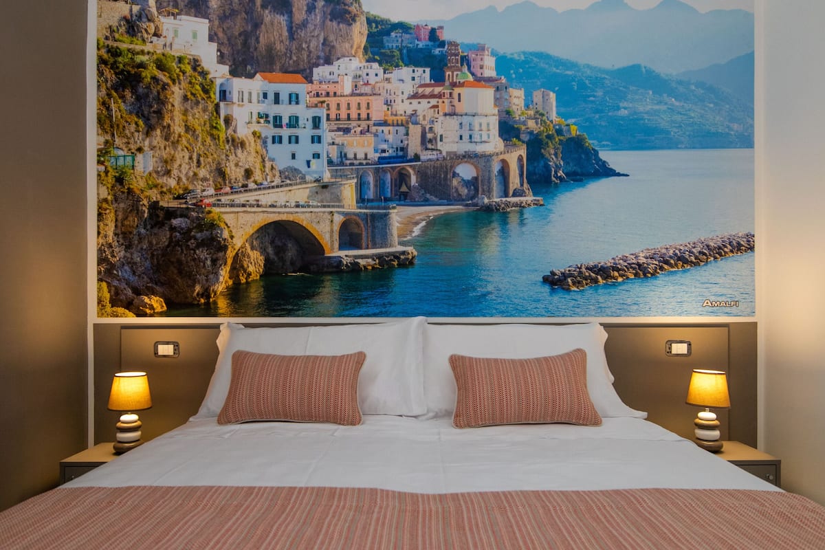Double Room (Amalfi) | Premium bedding, memory-foam beds, minibar, in-room safe