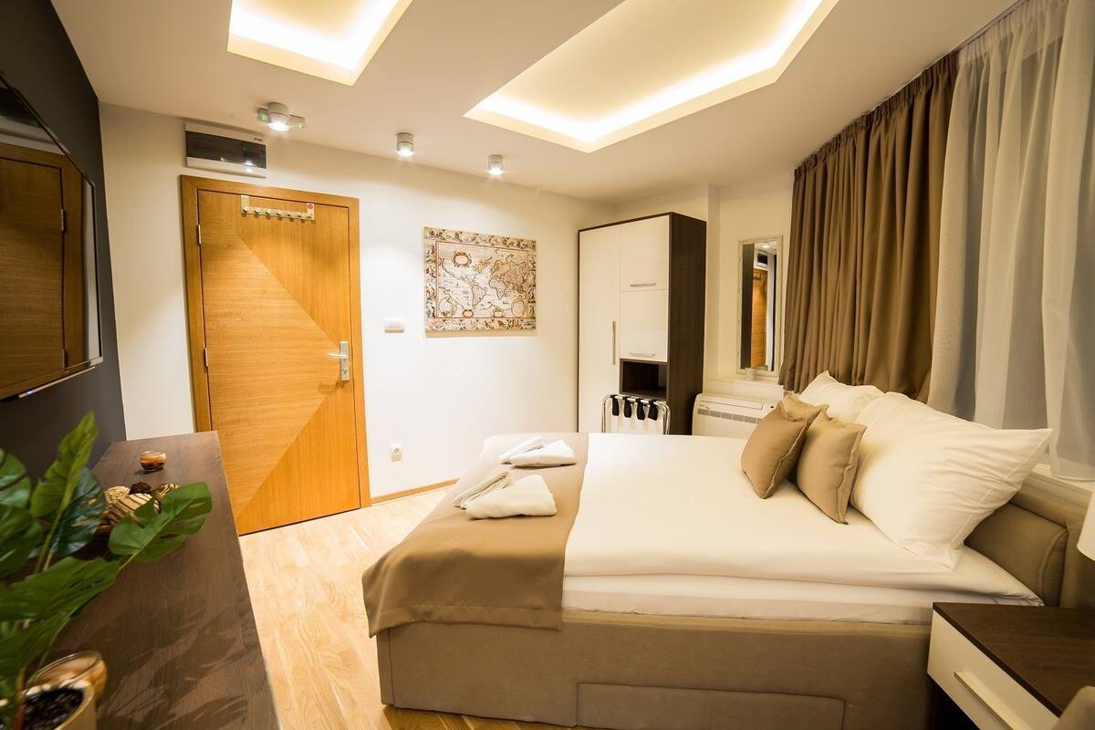 Apartment (3) | 1 Schlafzimmer, Zimmersafe, Verdunkelungsvorhänge, Bügeleisen/Bügelbrett