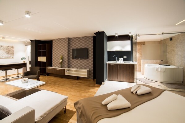 Living area - Luxury Apartments- Belgrade Center (Belgrade)