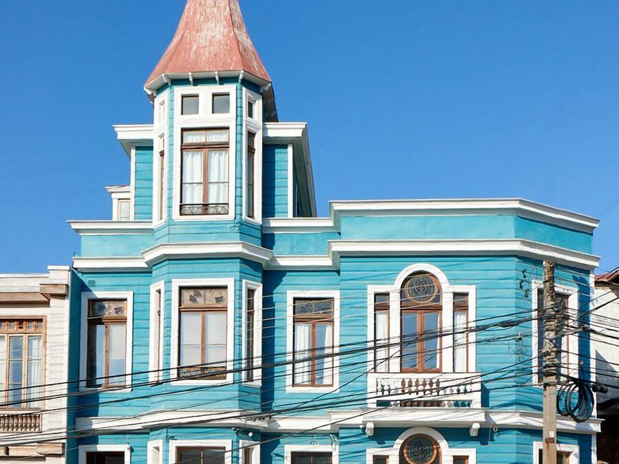 Fassade der Unterkunft