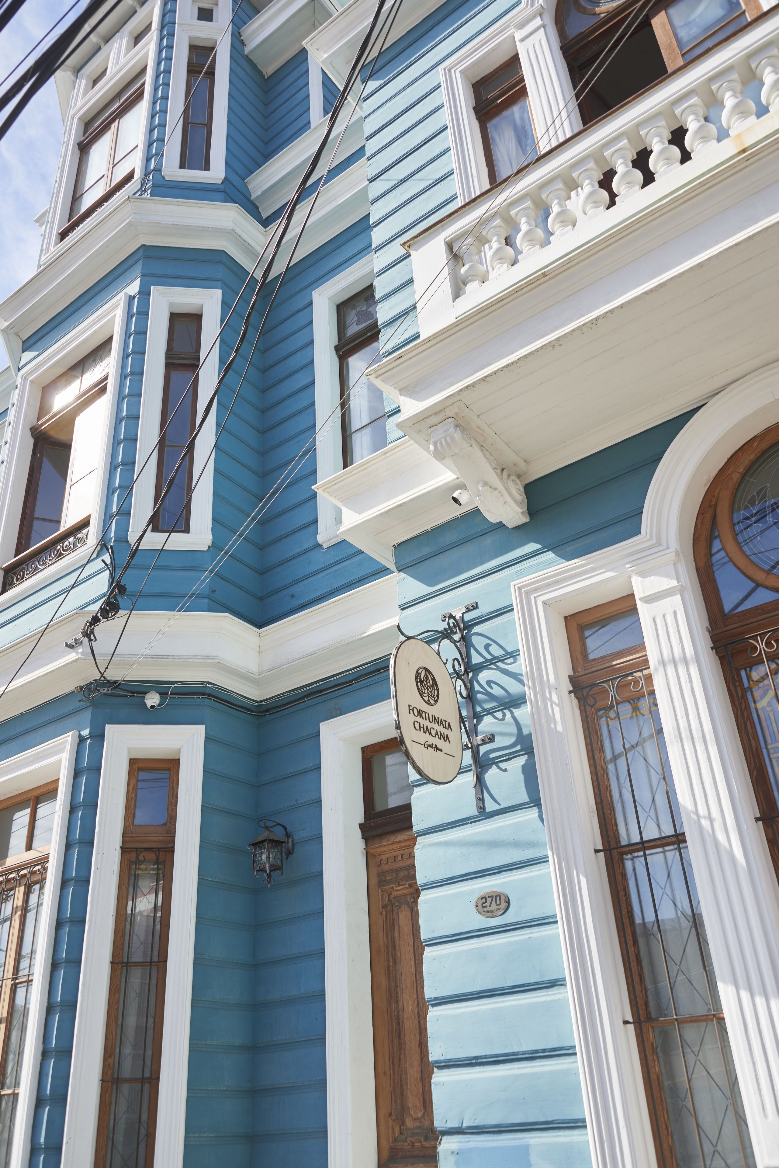 Fachada de la propiedad