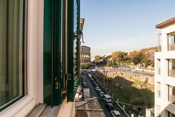 Blick von der Unterkunft