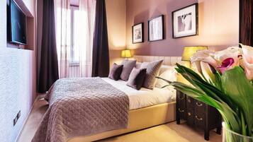 Lägenhet (3 Bedrooms) | 3 sovrum, arbetsyta för laptop, strykjärn/strykbräda och gratis wi-fi