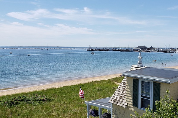 The view of Provincetown Harbor from your private deck.