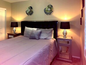 3 bedrooms, memory-foam beds, iron/ironing board, free WiFi