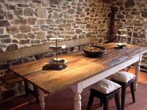 Dining - Rural apartments Ca Lulón - LA COLMENA (2 people) (Tineo)