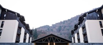 Modern studio for 4 with wifi and parking in Brides-les-Bains