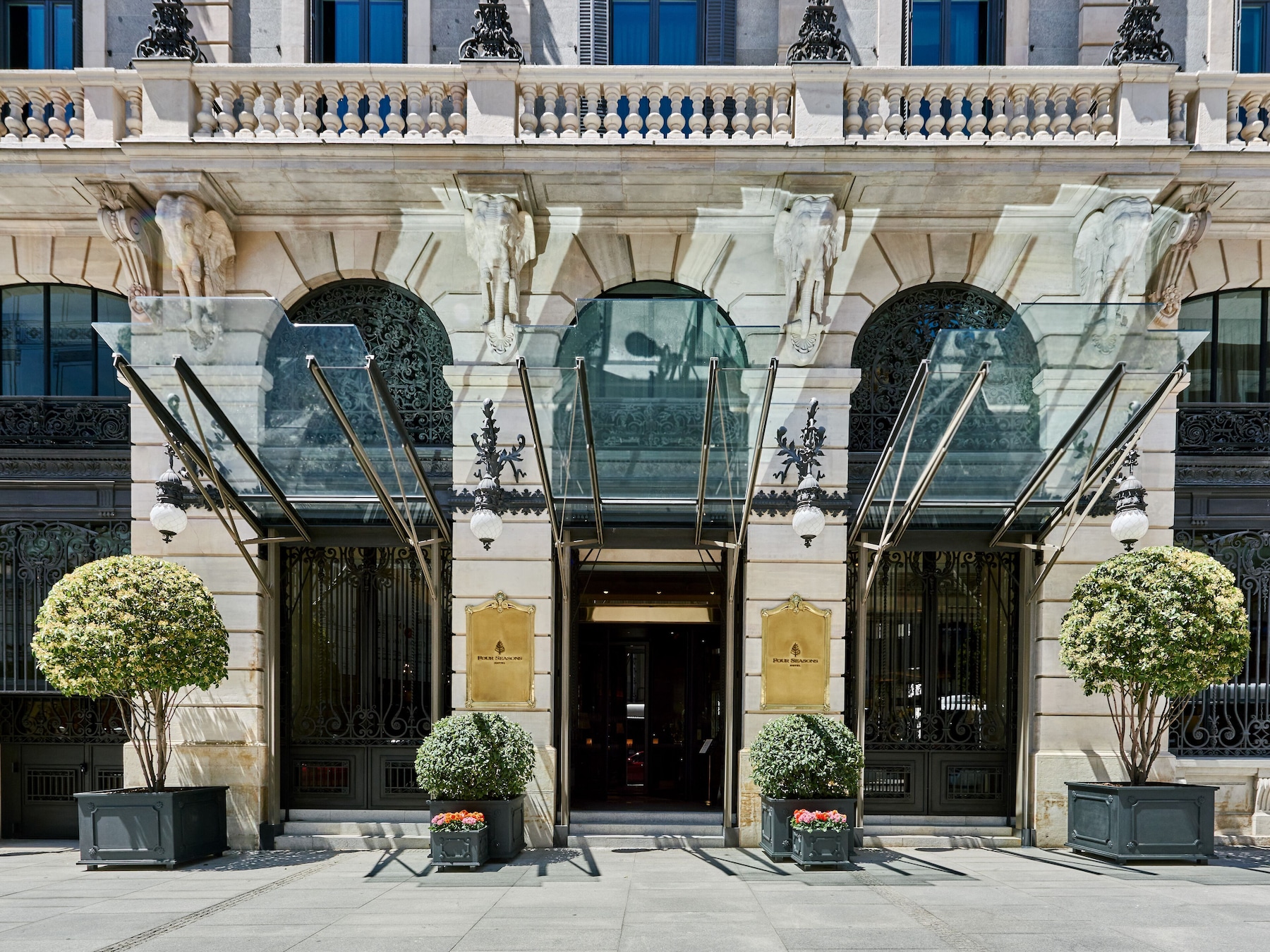 Entrada de la propiedad