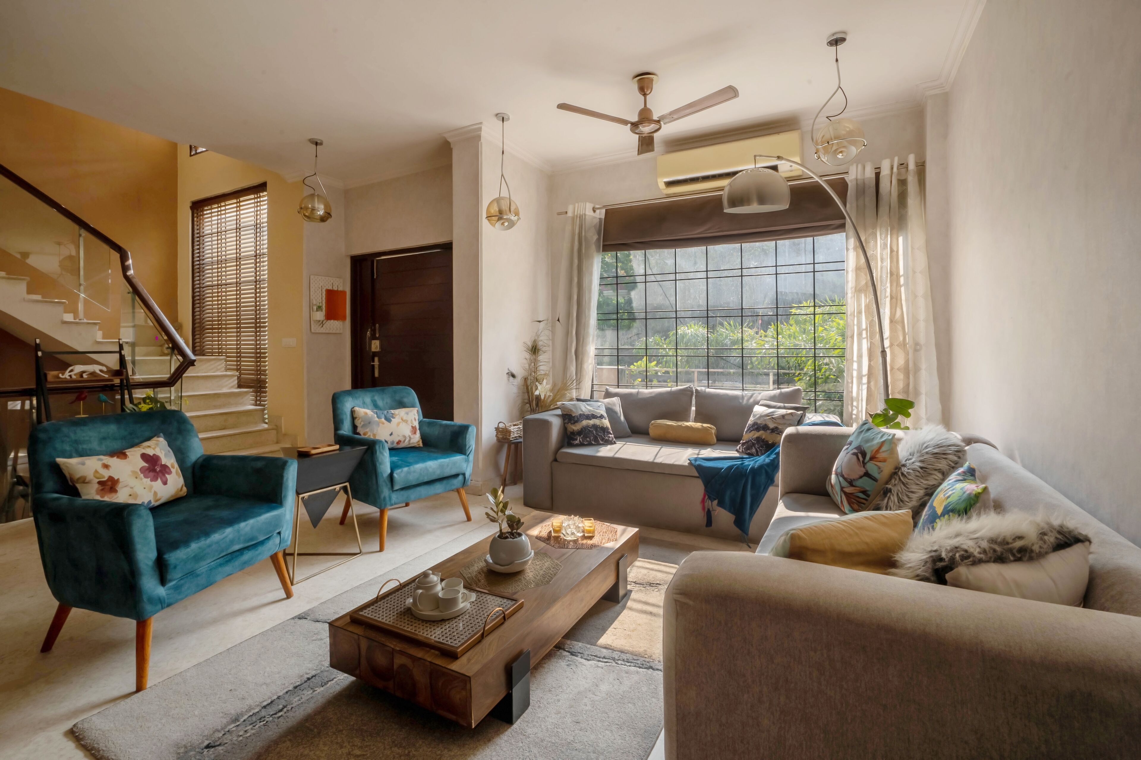 TV, DVD player, books, music library