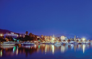 Enjoy waterfront views and tranquil atmosphere from the marina.